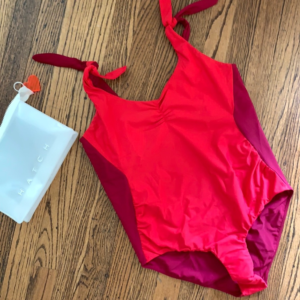 Hatch Mallorca Maillot Maternity Swimsuit Sz. M